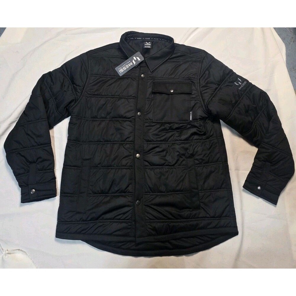 New MESSI Collection Men's Water Repellent Lightweight Puffer Jacket Size XL